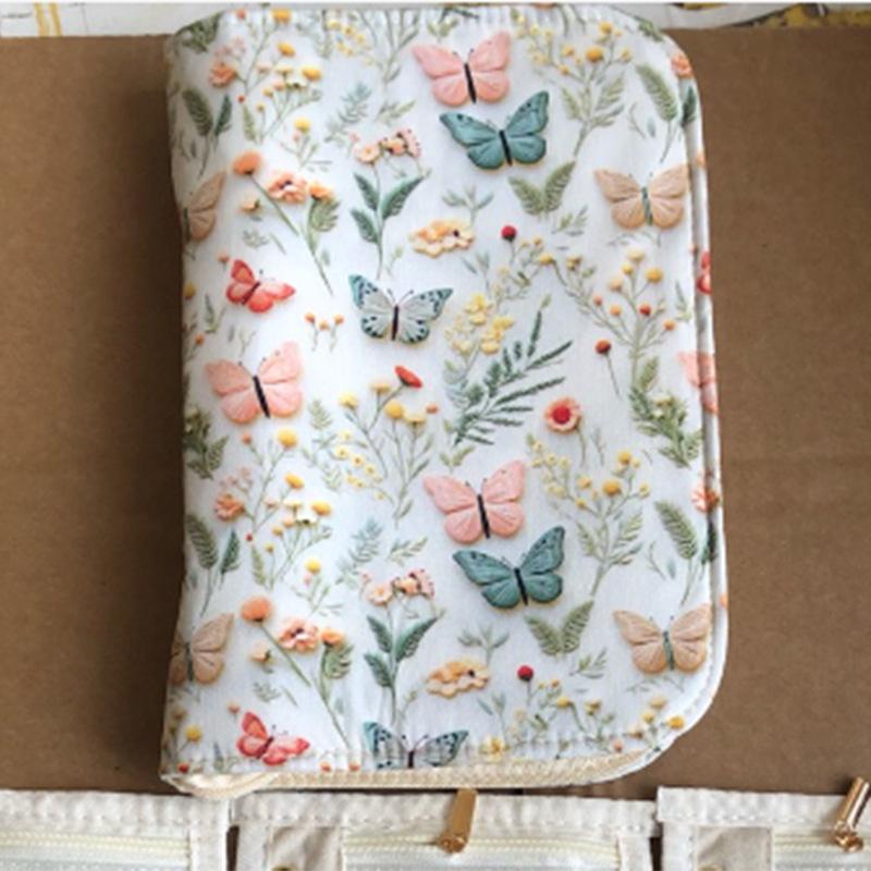 Transparent Jewelry Storage Book with Zipper Clear Pockets Thickened PVC Jewelry Holder Prevents Jewelry from Tangling Damage