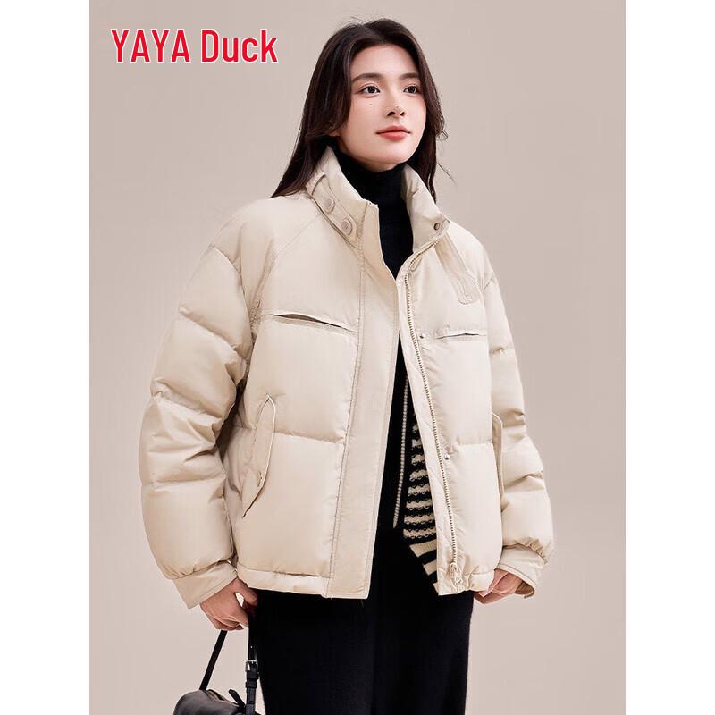 

YAYA Women s Stand-Collar Puffer Jacket L