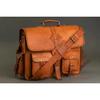 New Men's Large Messenger Brown Vintage Leather Shoulder Satchel Laptop Bag