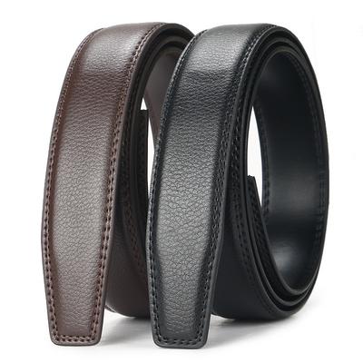 Second Layer Cowhide Belt Strip  Belt Body  Genuine Leather Belt Strip  Automatic Buckle Belt Strip