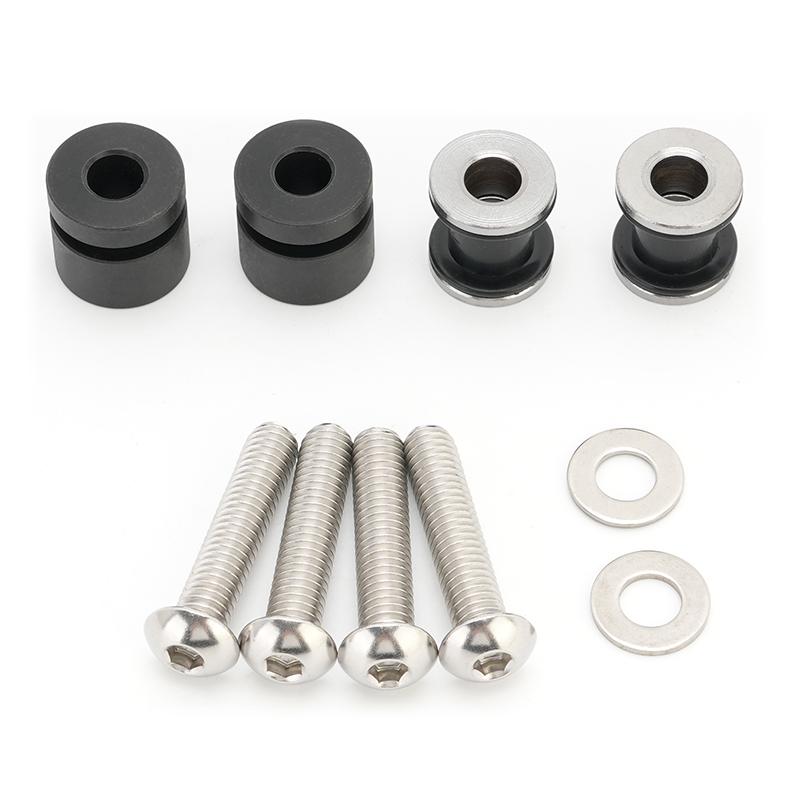 

Motorcycle Detachable Sissy Bar Rack Backrest Docking Hardware Mounting Kit For Harley Breakout CVO 2013-2017 чорний