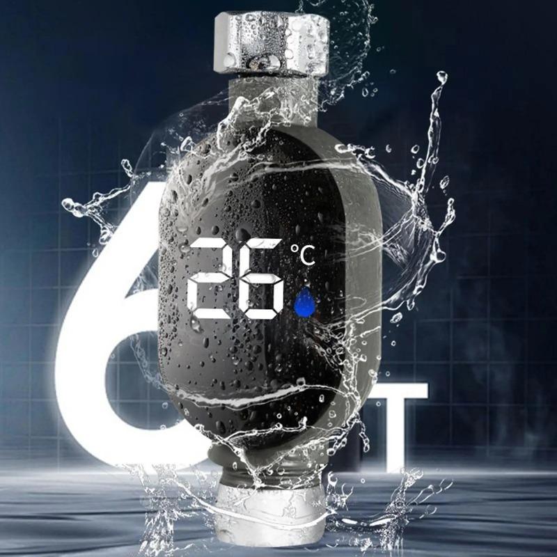 Termometro Digitale LED per Doccia Impermeabile Monitor Intelligente per Bagnetto Bambino Bagno Accurato Sicuro Spegnimento Automatico Durevole