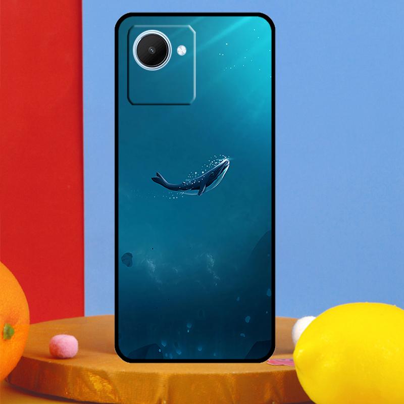 Ocean Whale Shark Swimming For Realme 15 Pro 13 12 11 10 14 Pro Plus C65 C67 C63 C61 C55 C51 C53 C35 C75 GT6 GT7 Case