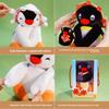 Pingu Pinguin Plüschtier Mit Blume Geschenk Für Kinder Und Sammler