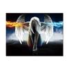 Abstract HD Art Picture Ice and Fire Wings Angel Poster Canvas Art for Home Decor No Framed