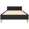 Vidaxl Struttura Letto Senza Materasso Nera 90X190 Cm Tessuto