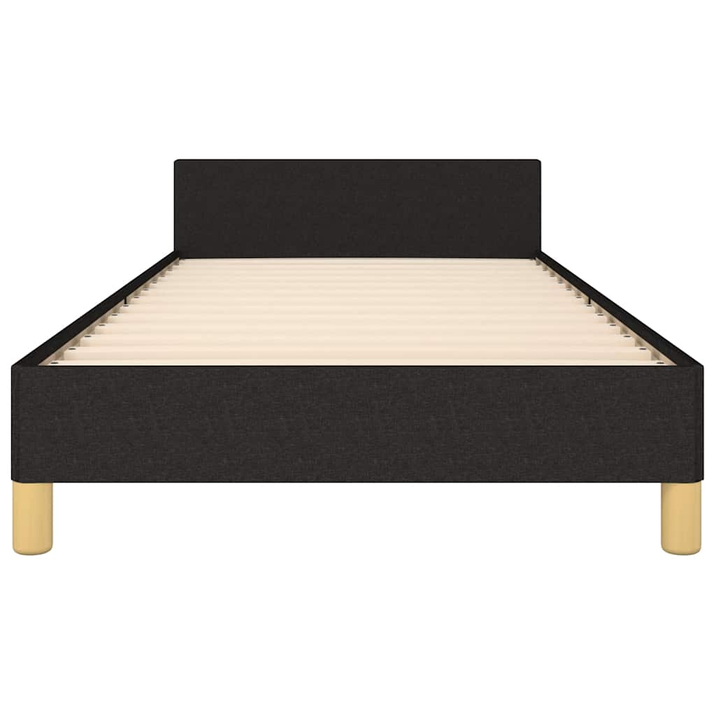 Vidaxl Struttura Letto Senza Materasso Nera 90X190 Cm Tessuto