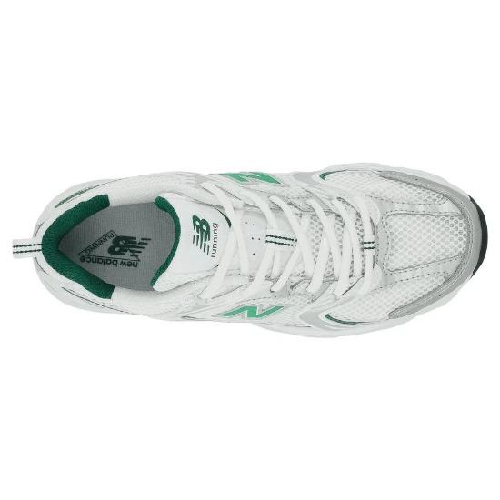 New Balance 530 White Nightwatch Green Unisex Sneakers MR530ENG