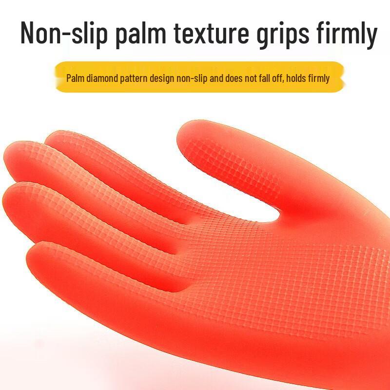 Shuyi Heavy-Duty Waterproof Dishwashing Gloves