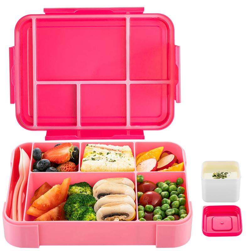 1pc 1330ml Lunch Box Microwavable Bento Box Leakproof Storage Box Hermetic Containers Students Adults School
