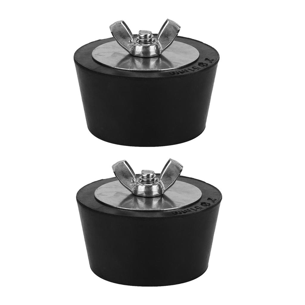 2PCS 2in Rubber Expansion Winterizing Plug for Swimming Pool Spa Pipework Winter Fittings