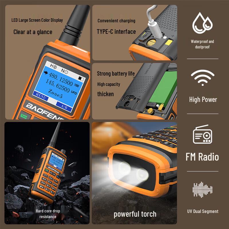 BAOFENG BF-UV17 Professional Dual-Band Walkie Talkie (CN Version)