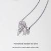 Fan Qi Cupronickel Little Red Book Bow Necklace: Versatile, Fashionable Pendant for Women’s Collarbone - Perfect Gift