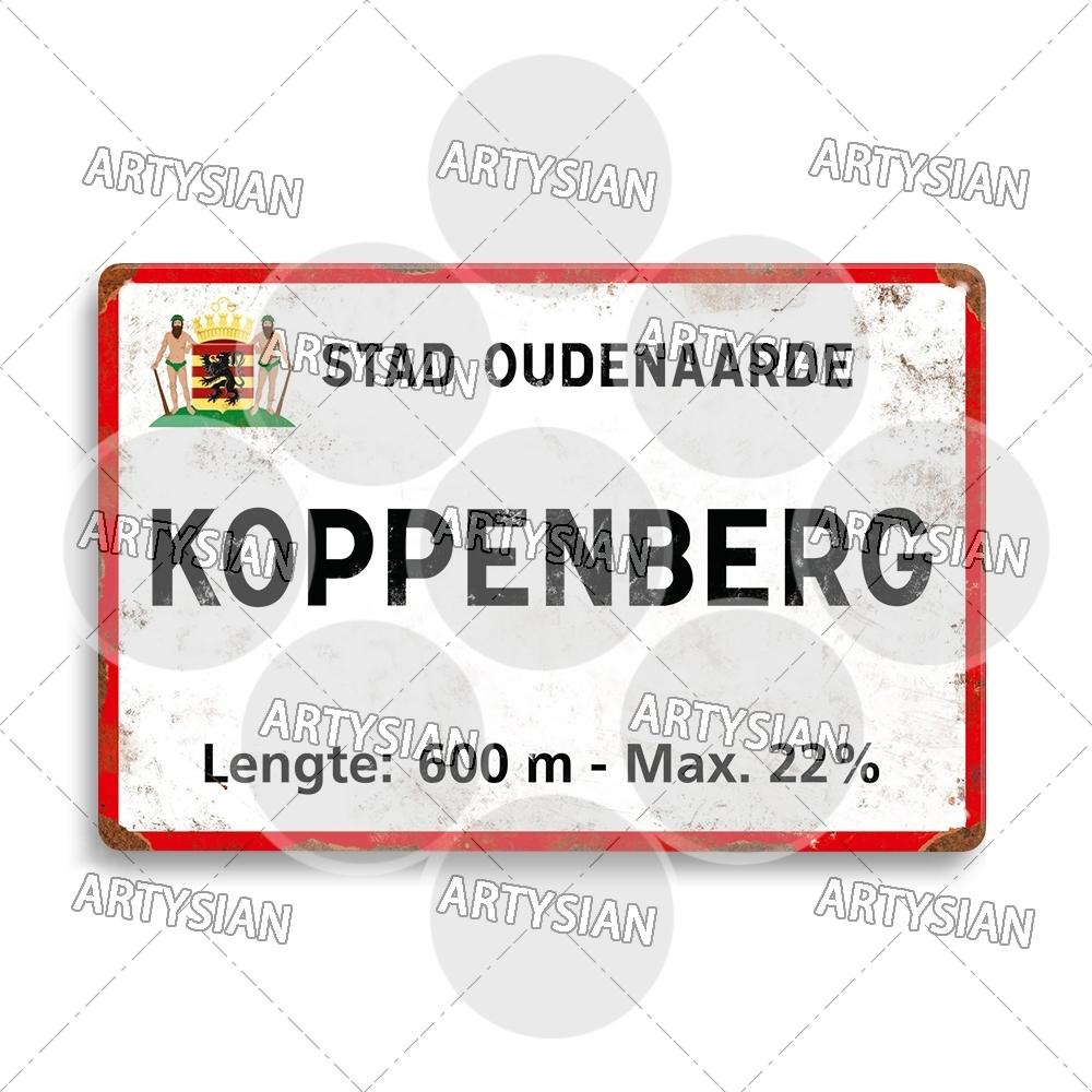 Tour de France Radrennen Radfahren Wahrzeichen Metallplakette Verkehrsschilder Österreich Italien Alpe d Huez Alto de L Angliru Poggio
