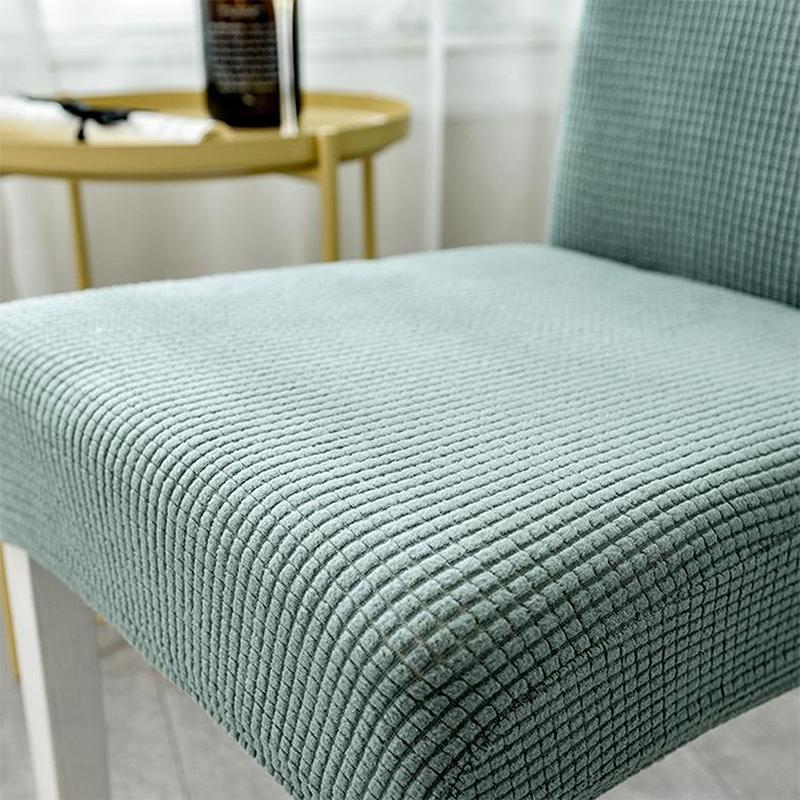 Simple One-piece Elastic Chair Cover Home Hotel Dining Table And Chair Cover Chair Cushion And Chair Back Integrated Stool Cover