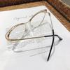 1.67 1.74 -8 to +8 Retro Cat-Eye Myopia Glasses Fashionable Versatile Metal Frame Luxury Brand Women'S Grade Glasses Minus Diopter Eyeglasses