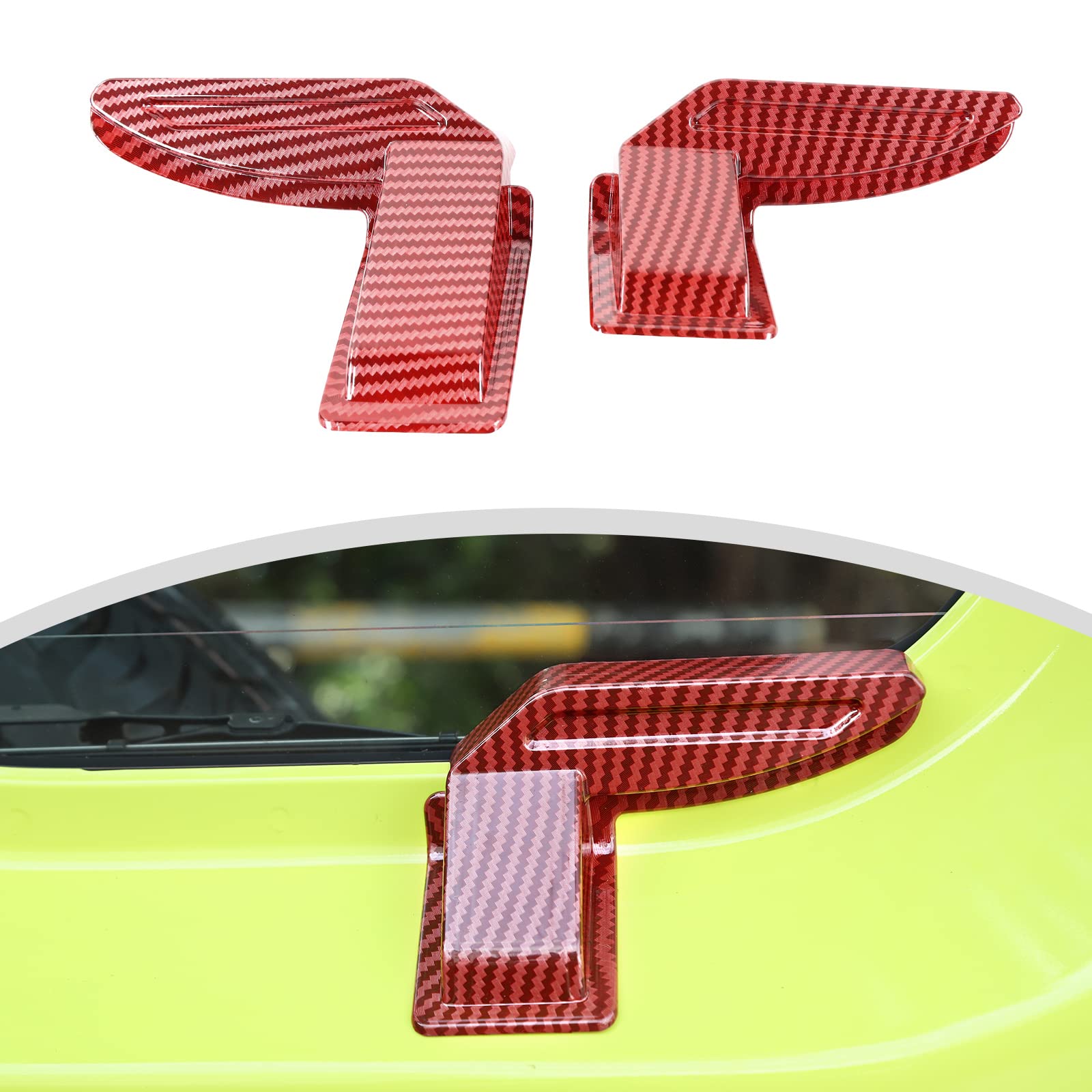 

Накладка на обогреватель заднего стекла для Suzuki Jimny JB64 JB74 [Материал ABS / Установка на 3M-клей] красный