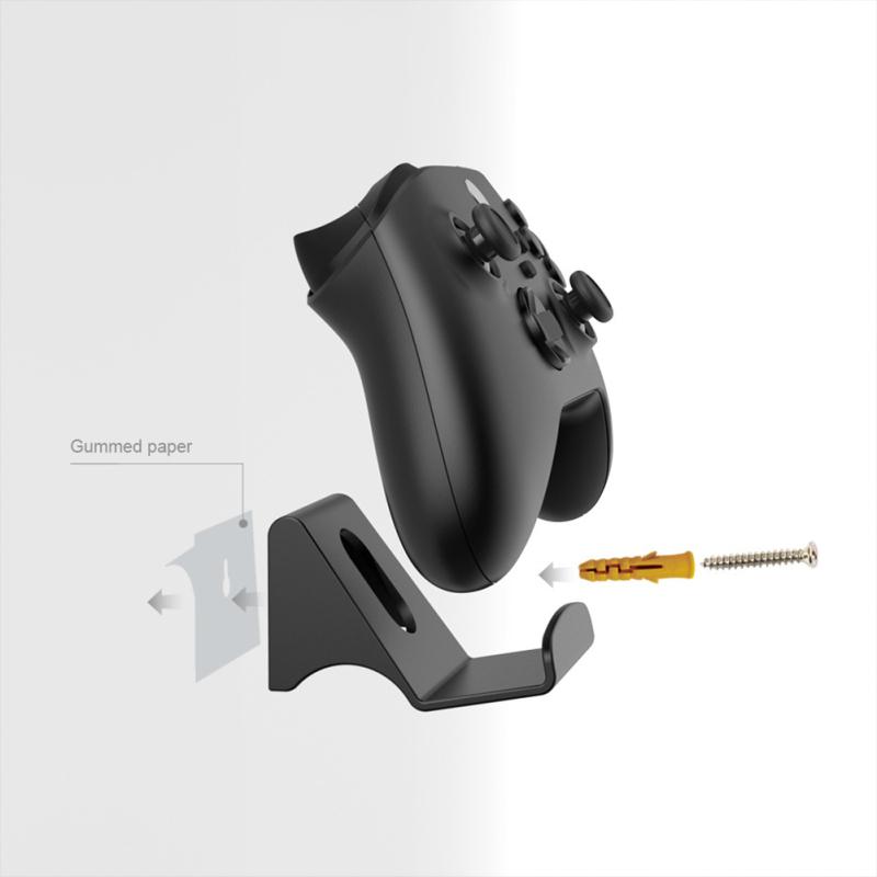 2 Pcs Wall Hanging Bracket Game Handle Controller Headset Hook Hanger Universal Storage Shelf Holder