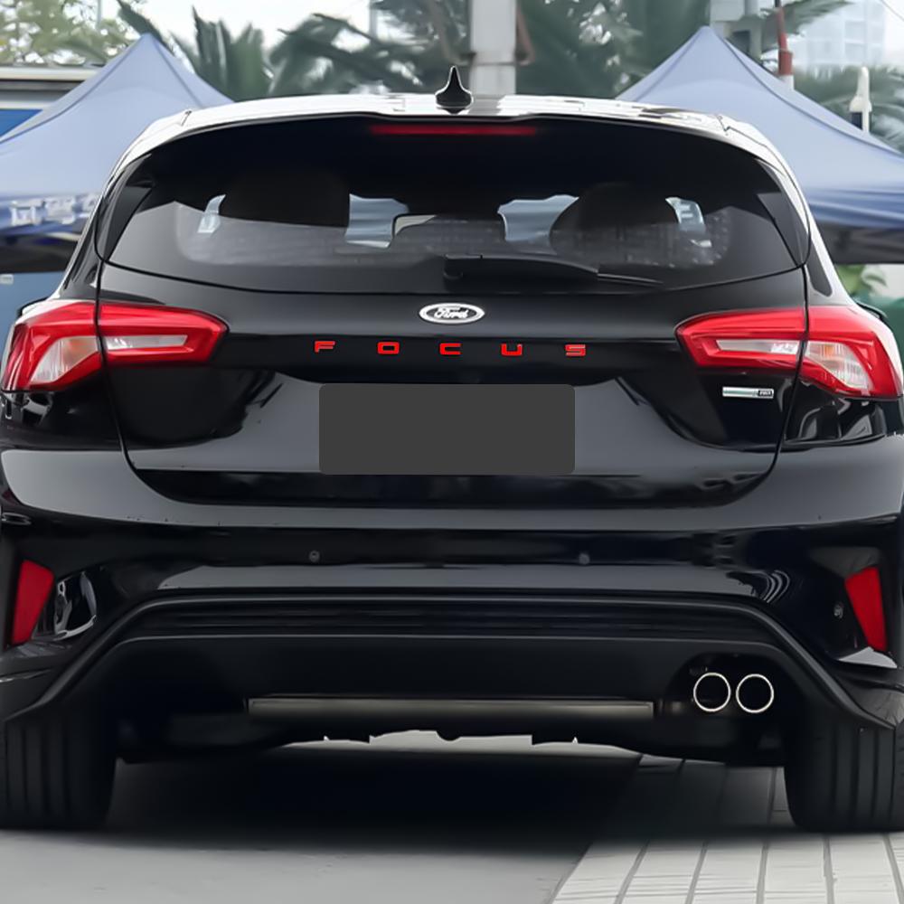 Car ABS 3D Body Sign Badge y101 Letter Sticker Rear Trunk Logo Decoration For Ford Ranger Focus Kuga Mustang MAX Transit Mondeo mk7 8