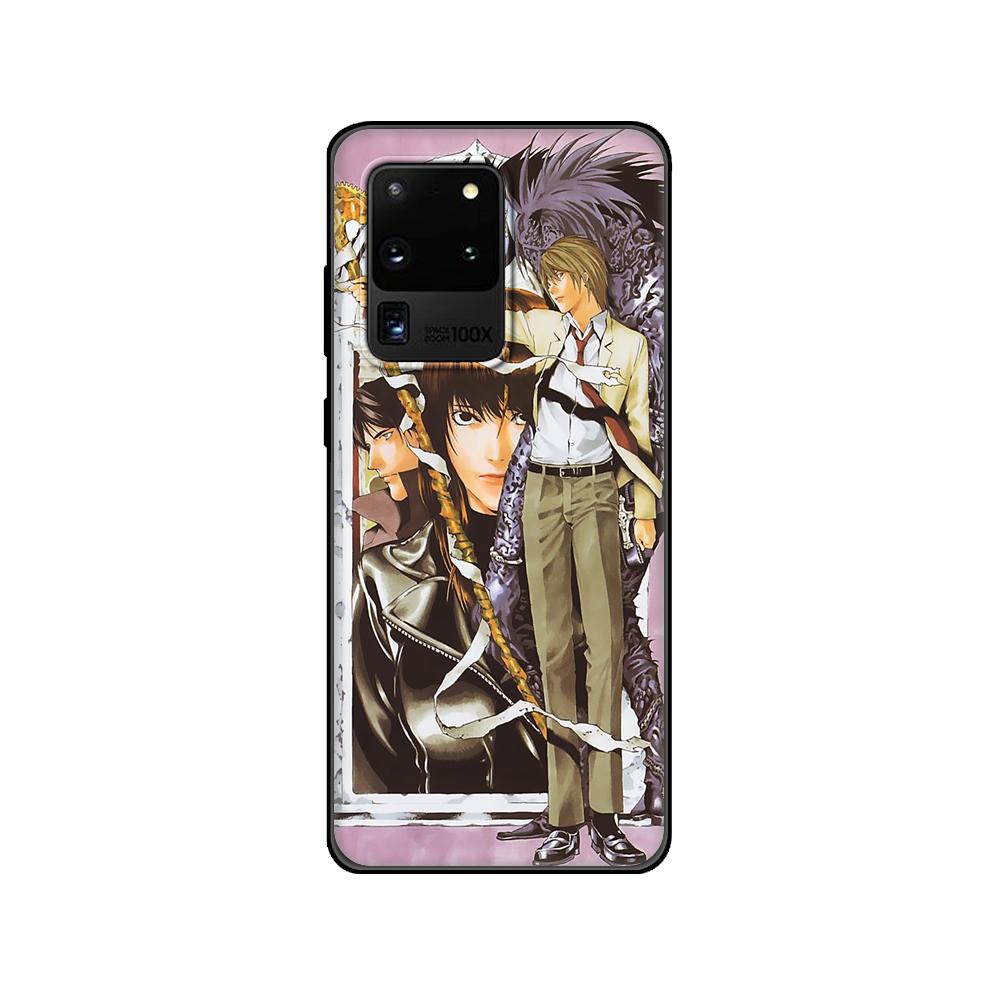 Black tpu Case For Samsung galaxy S20 /S20 PLUS/S20 ultra/S20+ /S20FE back cover Japanese Anime