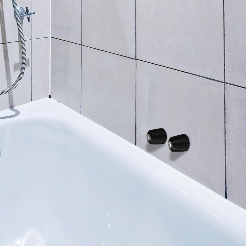 4Pcs Bathroom Faucet Handle Upgrade Kit Sturdy Kirsite Shower Controlling Knob Accessories Shower Handle Kit