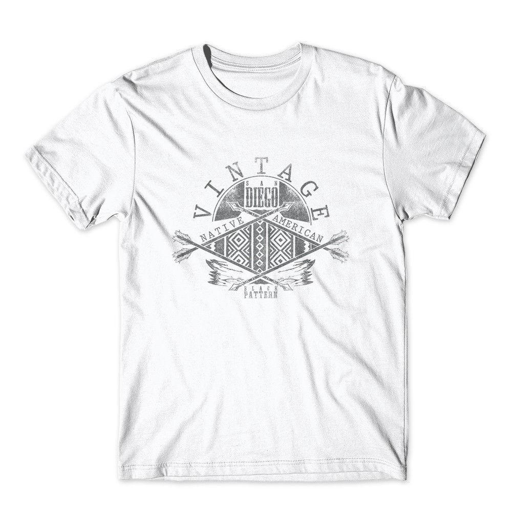 

Премиальная футболка из 100% хлопка в стиле коренных американцев НОВИНКА M