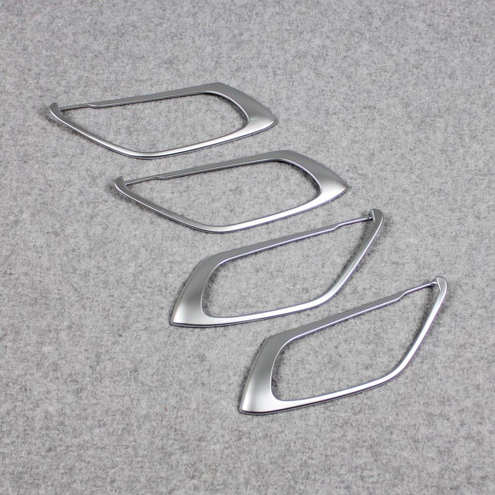 RUIQ Interior Matte Front and Rear Inner Door Handle Garnish for the New Mazda Nickel-Plated CX-8 (KG Series)
