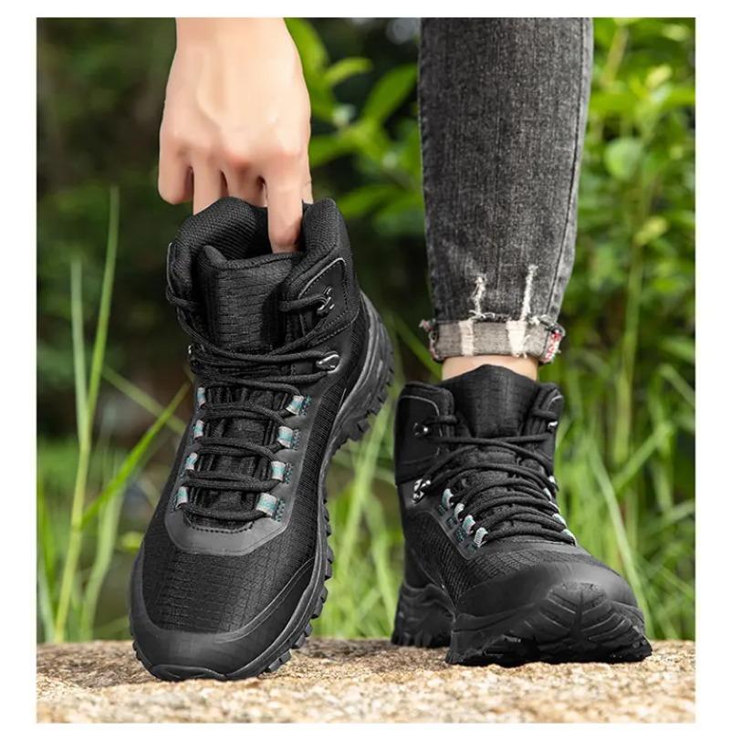

Men Outdoor Sports Shoes High Top Sneakers for Women Non-slip Waterproof Trekking Tourism Jogging Shoe 46