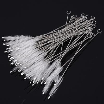 10-teiliges Trinkhalm-Reinigungsbürsten-Set, Strohhalm-Rohrreiniger, Nylon-Edelstahl-Reinigungsbürsten mit langem Griff für Strohhalme