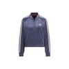 X Feifei Ruan Velour Velvet Crop Jacket Asia Sizing 'Purple' Women's IX4224