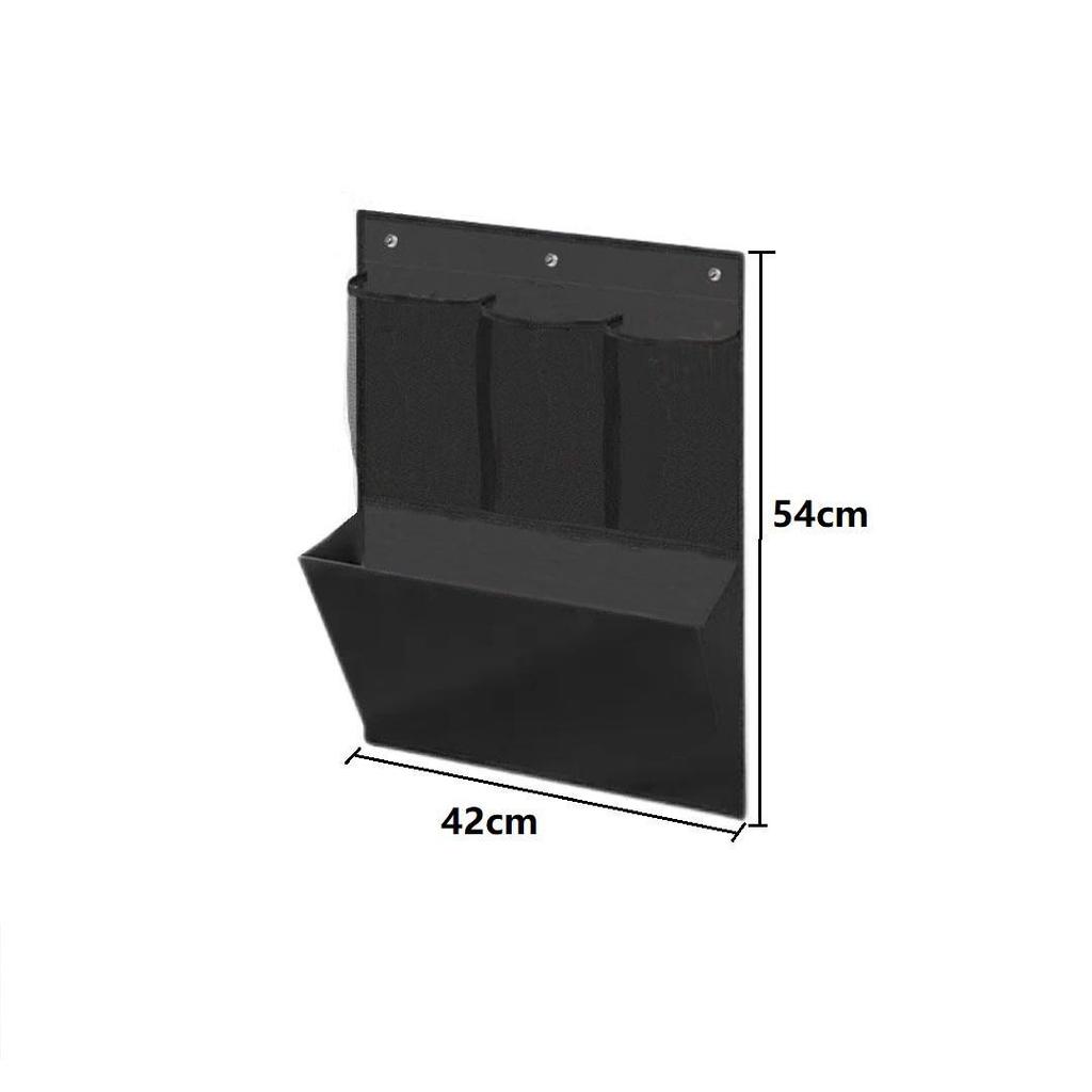 Wall-Mounted Fabric Shoe and Sundries Organizer