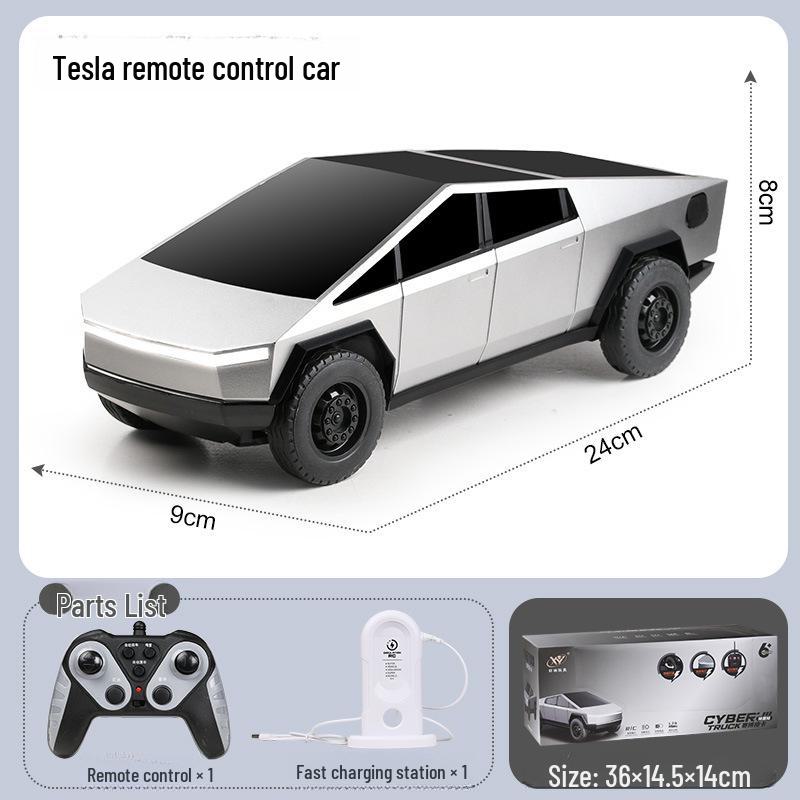 "Tesla Cyber Pickup Electric RC Toy Car for Kids - Large Gift, Hot Selling"