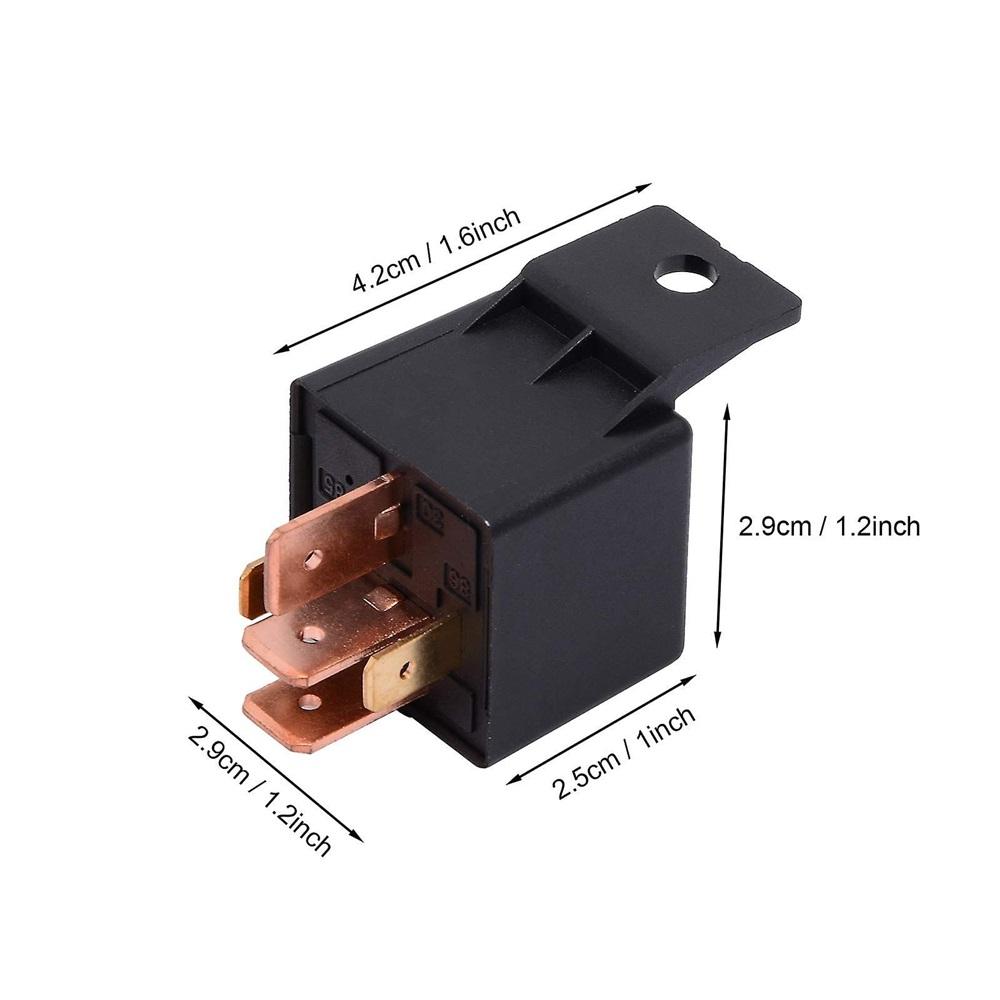 5 Pieces 5 Pin Relay 12v 80a, Automotive Relay Jd2912-1z-12vdc 80a 14vdc Spdt Truck Boat Van Switch Vehicles