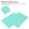 20pcs Binding Presentation Covers PP Plastic Frosted Waterproof Removable Paper Binding Covers for Documents