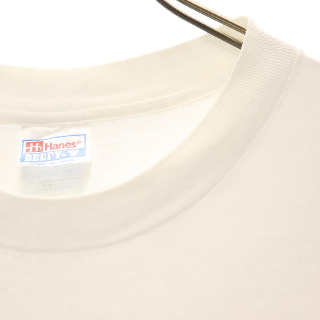 Hanes 90s Made in USA Old Dog Dog Pattern Short sleeve T-shirt XL BEEFY-T Men's Used