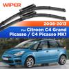 For Citroen C4 Grand Picasso / C4 Picasso MK1 2008-2013 2009 Wiper Front Wiper Blades Windshield Windscreen Window Brush 30"+30"
