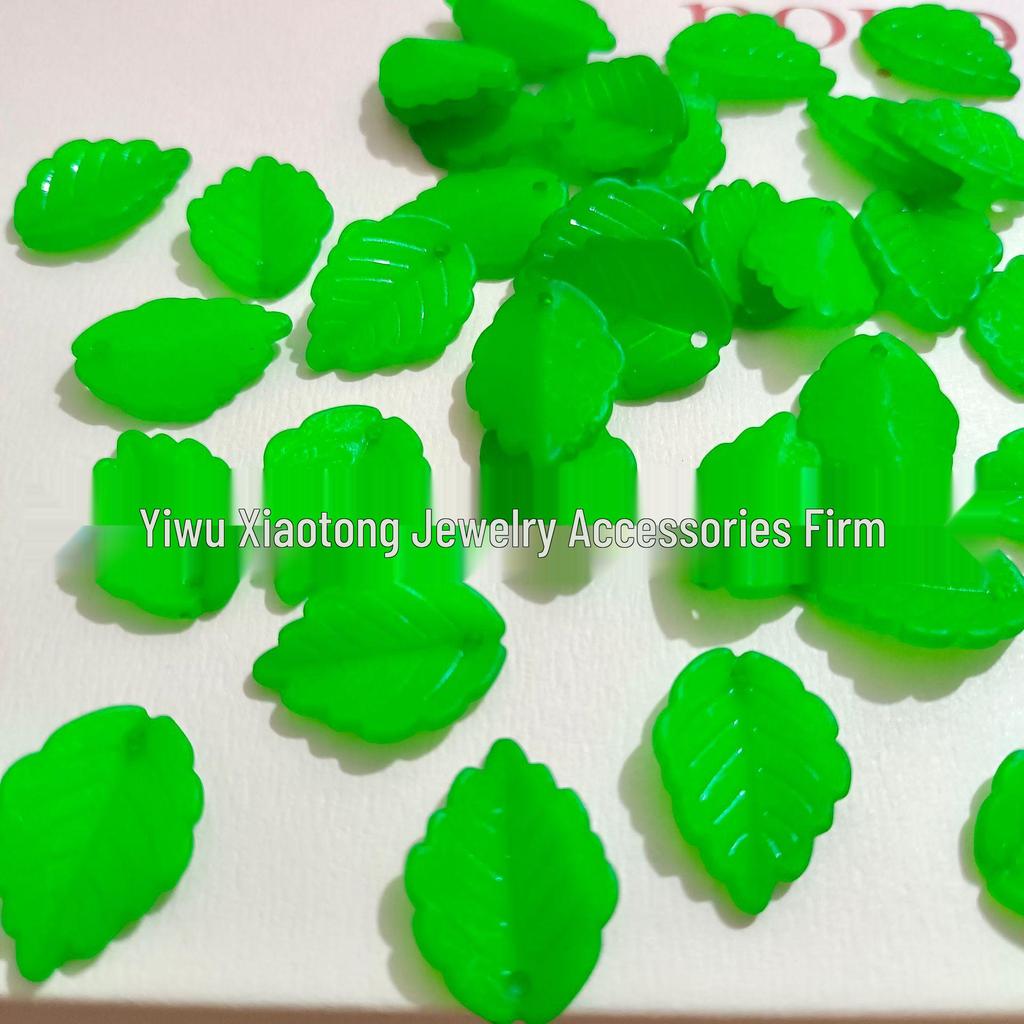 Simulated Plated Phoenix Flower Jewelry: Artificial Strawberry Leaves Headdress Beading Accessories