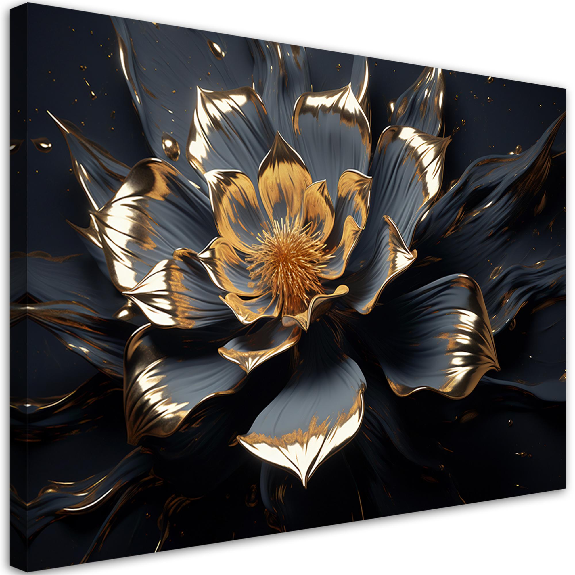 Impressão em tela, Pinturas em tela 60x40 preto