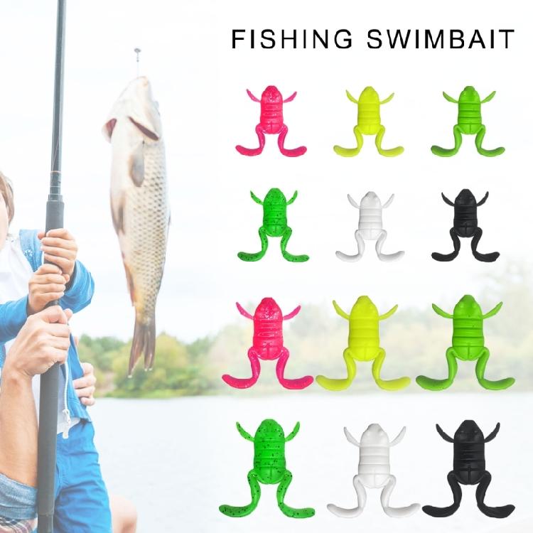 5Pcs Simulation Frogs Swimbaits Baits Topwater Floating Lures Fishing Soft Baits Artificial Frogs Lures Fishing Baits