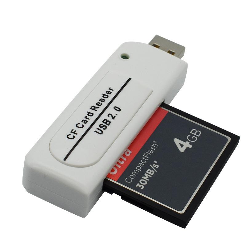 USB 2.0 CF Card Reader for CCD Digital Camera Compact Flash Memory Card Viewer Writer Data Transfer Adapter Extend Memory Dongle