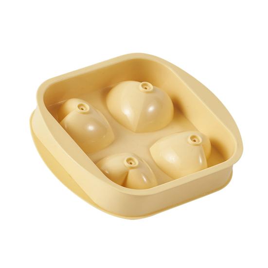 Silikonová 3D forma na led ve tvaru srdce, 4 dutiny, velký výrobník kostek ledu na whisky, koktejly, nápoje, nepřilnavý, snadno se uvolňuje, kuchyň