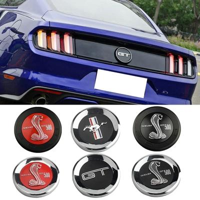 Car Sticker 3D Car Styling Rear Trunk Emblem Badge for Ford Shelby GT Logo 500 Roush Laguna Seca Auto Exterior Tail Decal Sticke