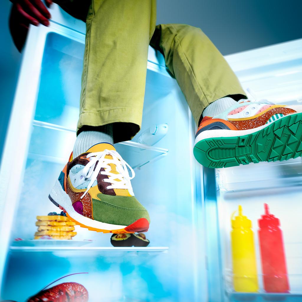 SAUCONY Shadow 6000 Limitovaná edice Klasická retro sportovní sada triček Unisex Teniska Vícebarevná S70595-1(S-BOX)