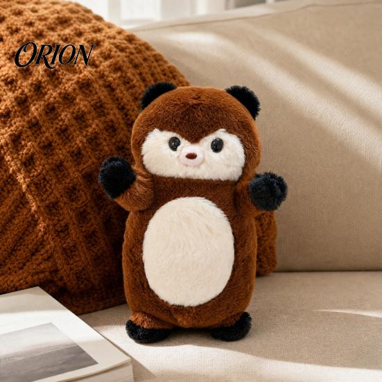 Non-shedding Baby Doll Fox Stuffed Animal with Sound, Cartoon Plush Bear Squirrel Toy, Hands-on Skill Toy Soft Cuddle for Children, Birthday Gift Boys