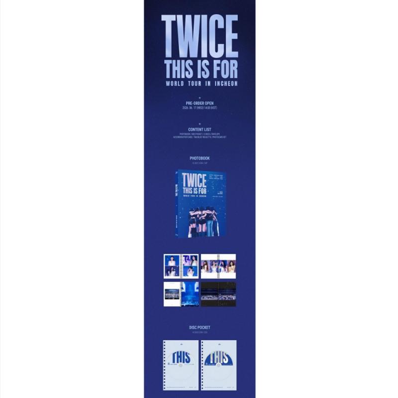 [Pre-order] TWICE [THIS IS FOR] WORLD TOUR IN INCHEON (Blu-ray) (Online Benefit)