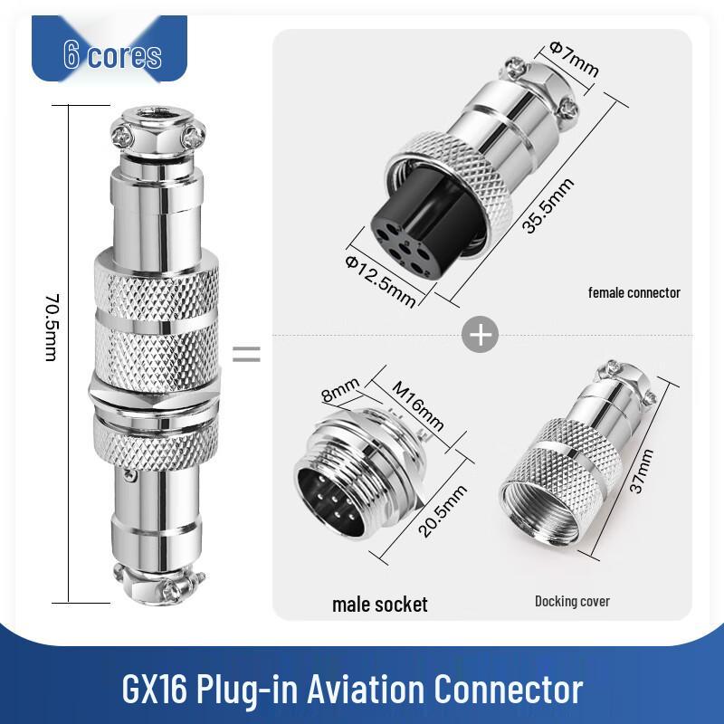 GX16 Aviation Connector Set