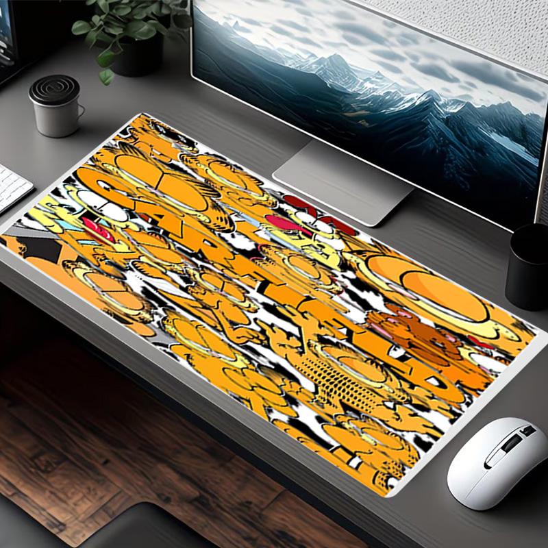 Garfield Print Mouse Pad, for Keyboard Pad Laptop PC Mat for Office Home Use, Desk Decor, Perfect Birthday Gift for Gamers