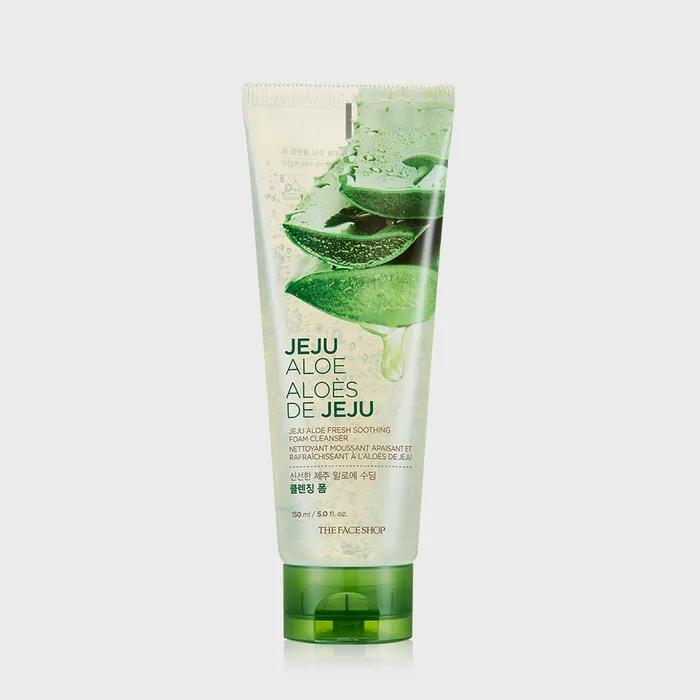 The Face Shop Fresh Jeju Aloe Soothing Cleansing Foam 150ml