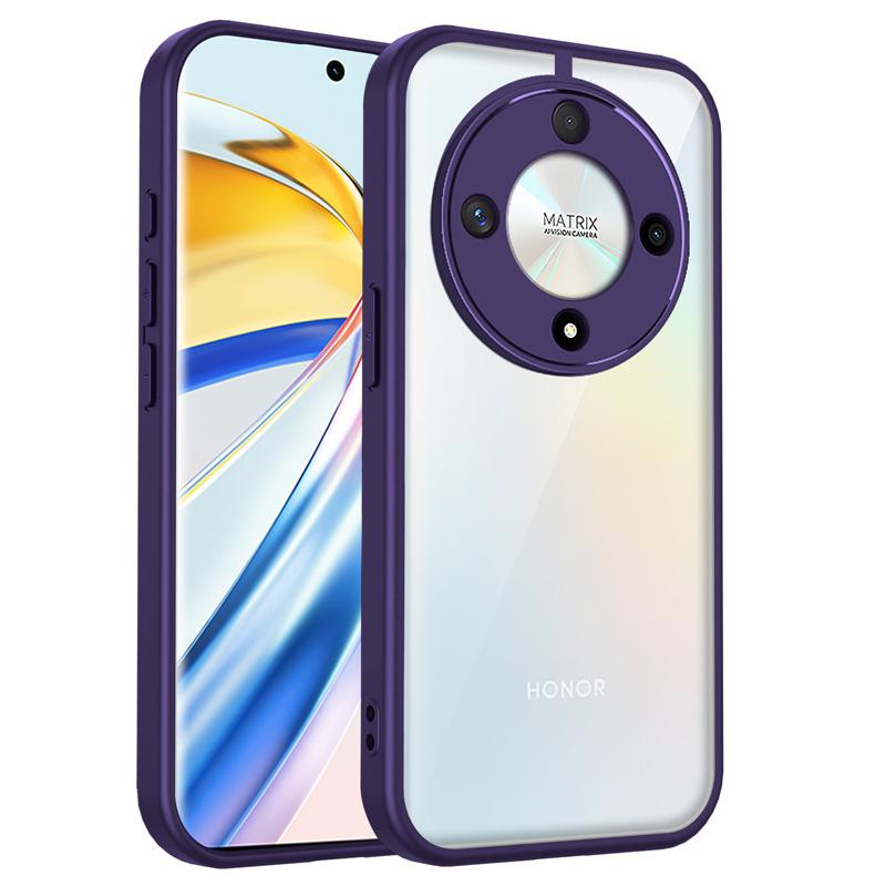 

Honor Magic6 Lite ALI NX3 Case Plating Silicon Bumper Shockproof Clear Back Cover Hard Phone Case for Honor Magic 6 Lite ALI-NX3 Pc + tpu&Honor Magic6 Lite фиолетовый