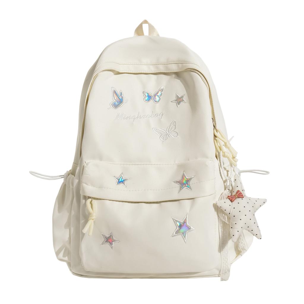 Schoolbag wholesale new Japanese ins schoolbag girls junior high school simple versatile girls college backpack lightweight backpack